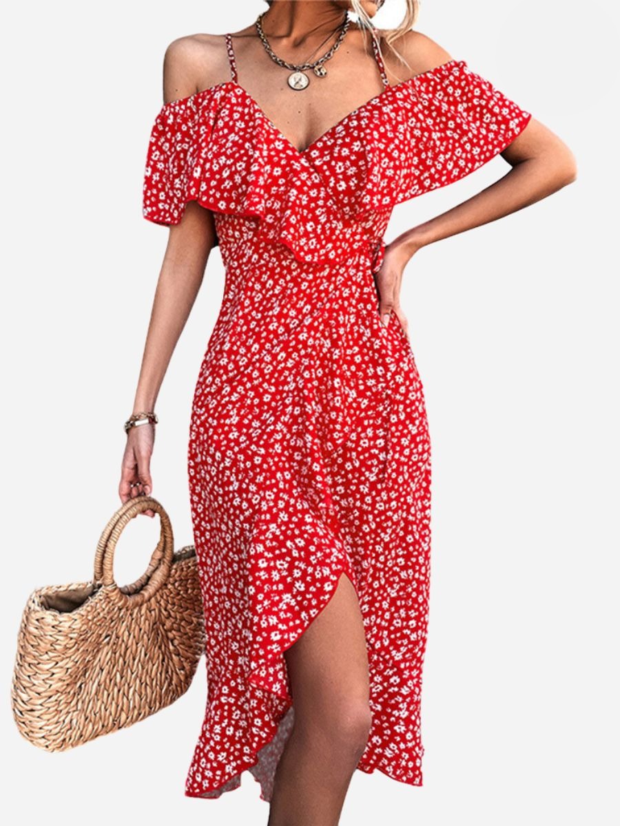 Floral Strappy Dress – Sexy Summer Outfit for Women