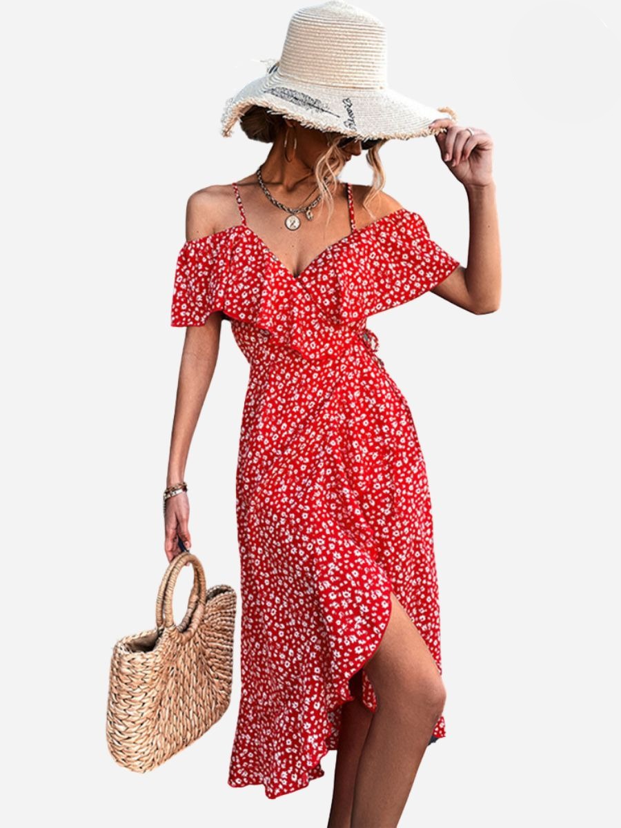 Floral Strappy Dress – Sexy Summer Outfit for Women