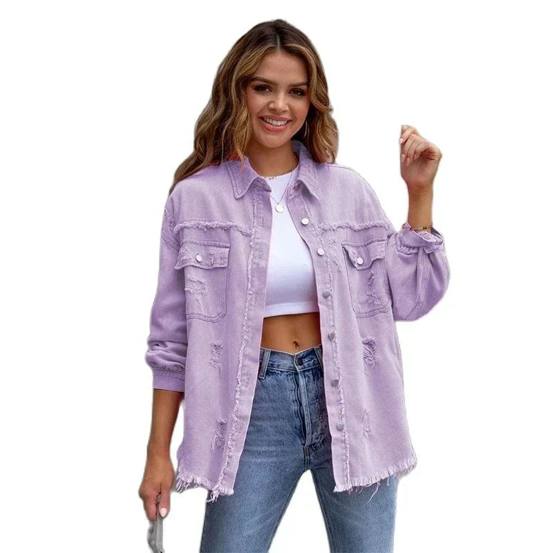 Denim Jacket Women – Stylish Casual Jean Jacket for Everyday Wear