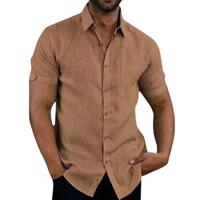 Casual Shirt for Men – Lightweight Cotton Button-Up with Stylish Fit