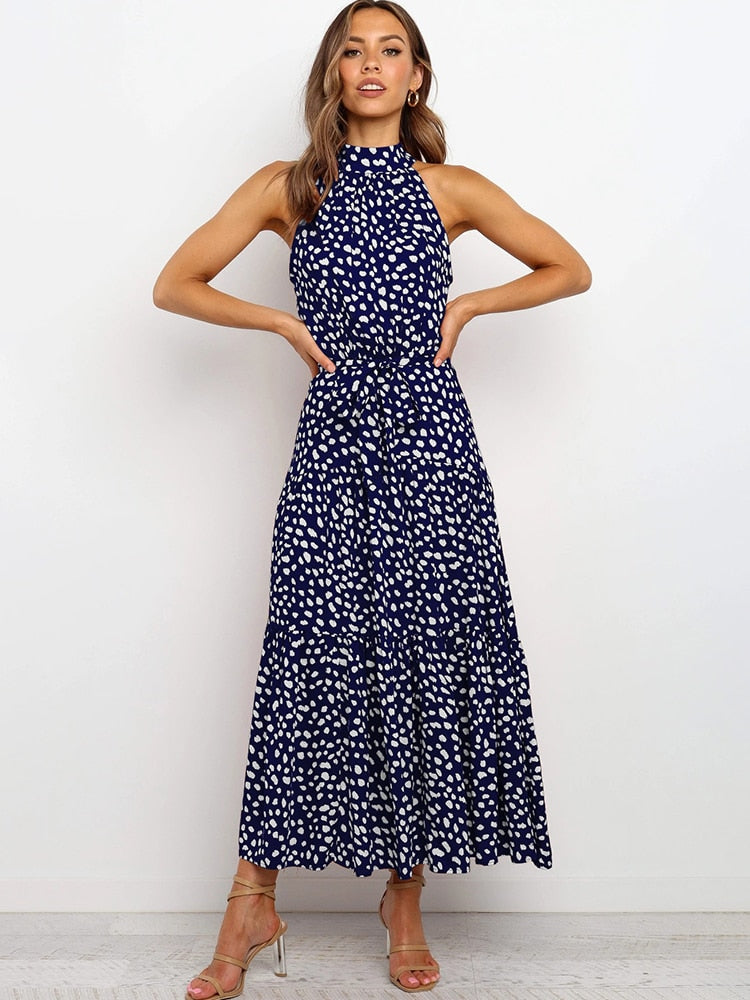 Summer Dress – Polka Dot Print Casual Dress for Women