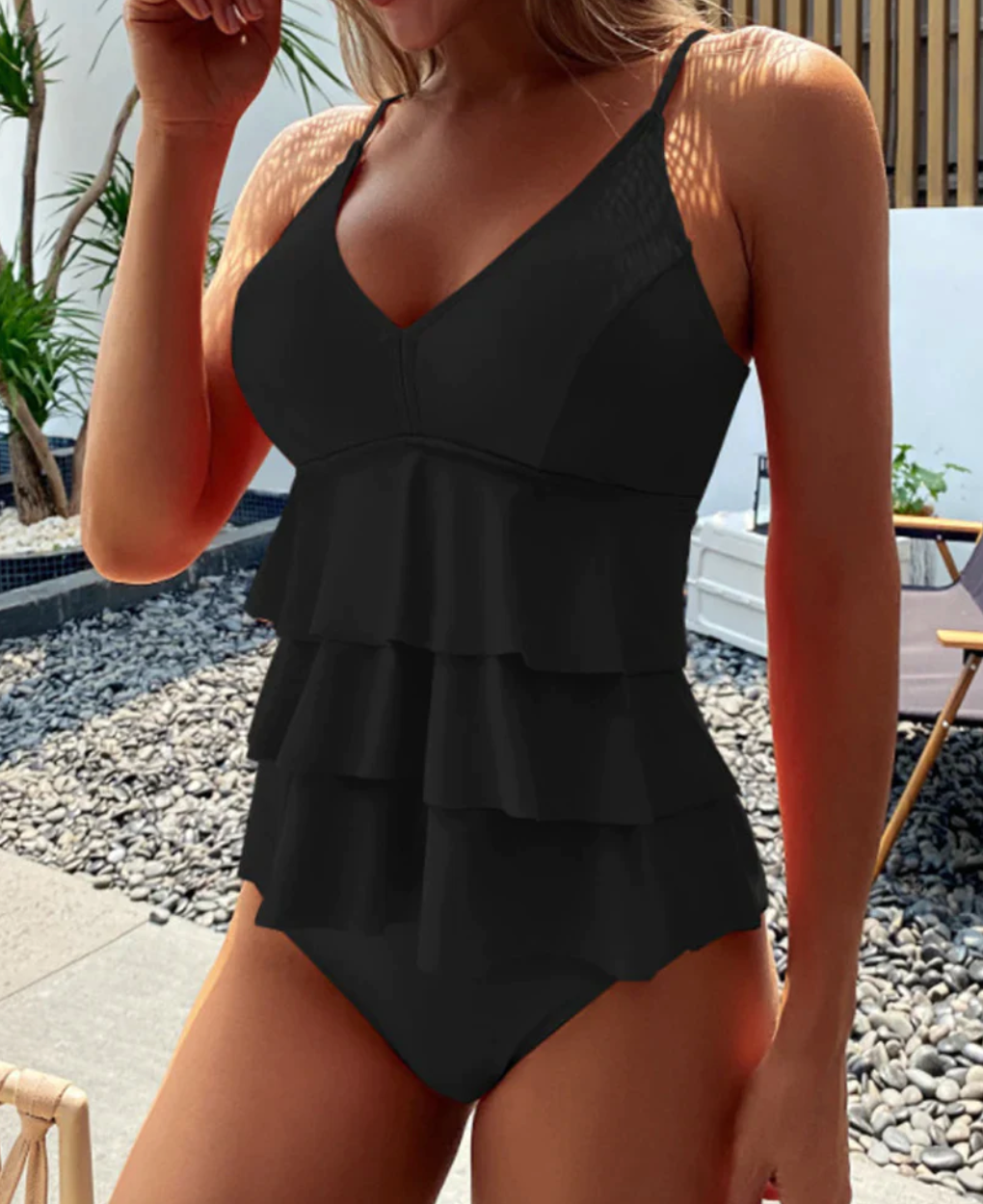 Plus Size Swimsuit – Stylish Belly Cover Swimwear for Women