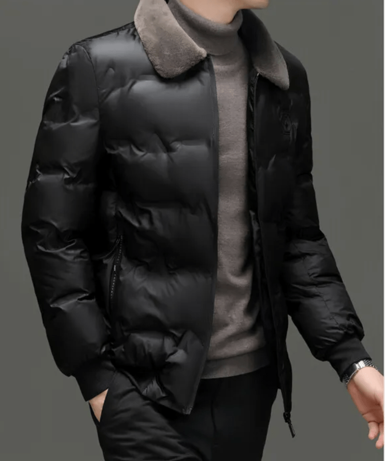 Heat Jacket for Men – Insulated Winter Coat with Hood