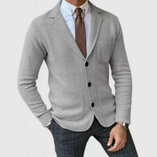 Men's Wool Blazer Vest – Stylish Warm Layer for Formal Events