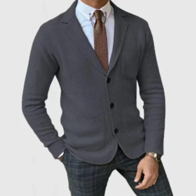 Men's Wool Blazer Vest – Stylish Warm Layer for Formal Events