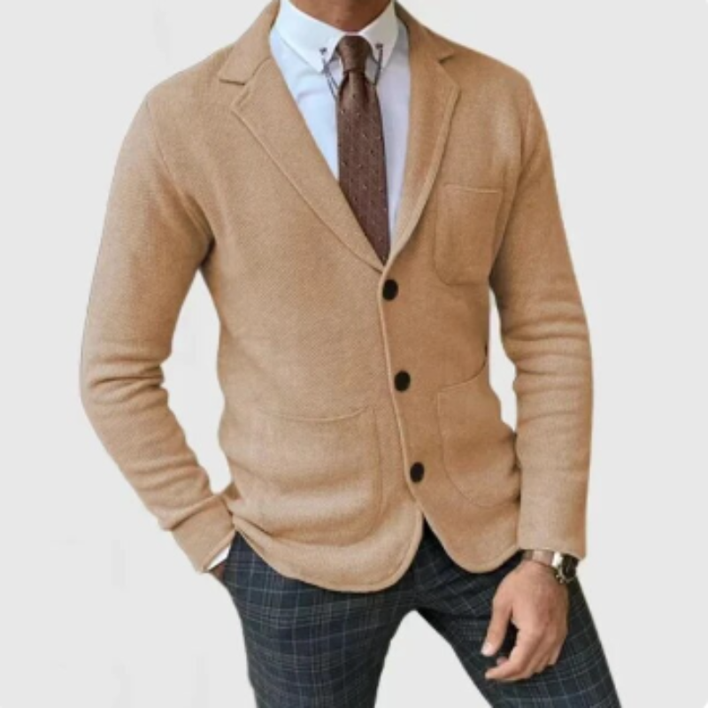 Men's Wool Blazer Vest – Stylish Warm Layer for Formal Events