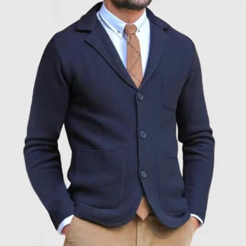 Men's Wool Blazer Vest – Stylish Warm Layer for Formal Events