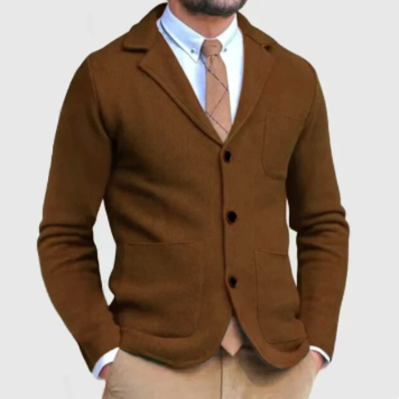 Men's Wool Blazer Vest – Stylish Warm Layer for Formal Events