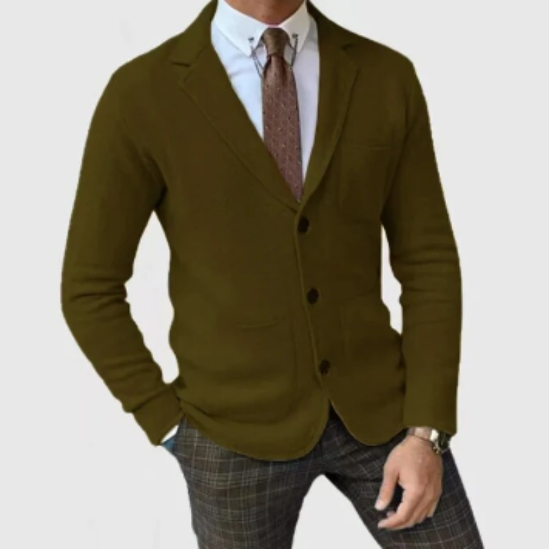 Men's Wool Blazer Vest – Stylish Warm Layer for Formal Events