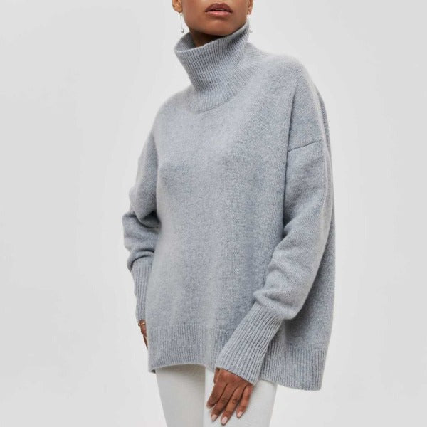 Turtleneck Sweater Women – Cozy Knit Pullover for Fall Fashion