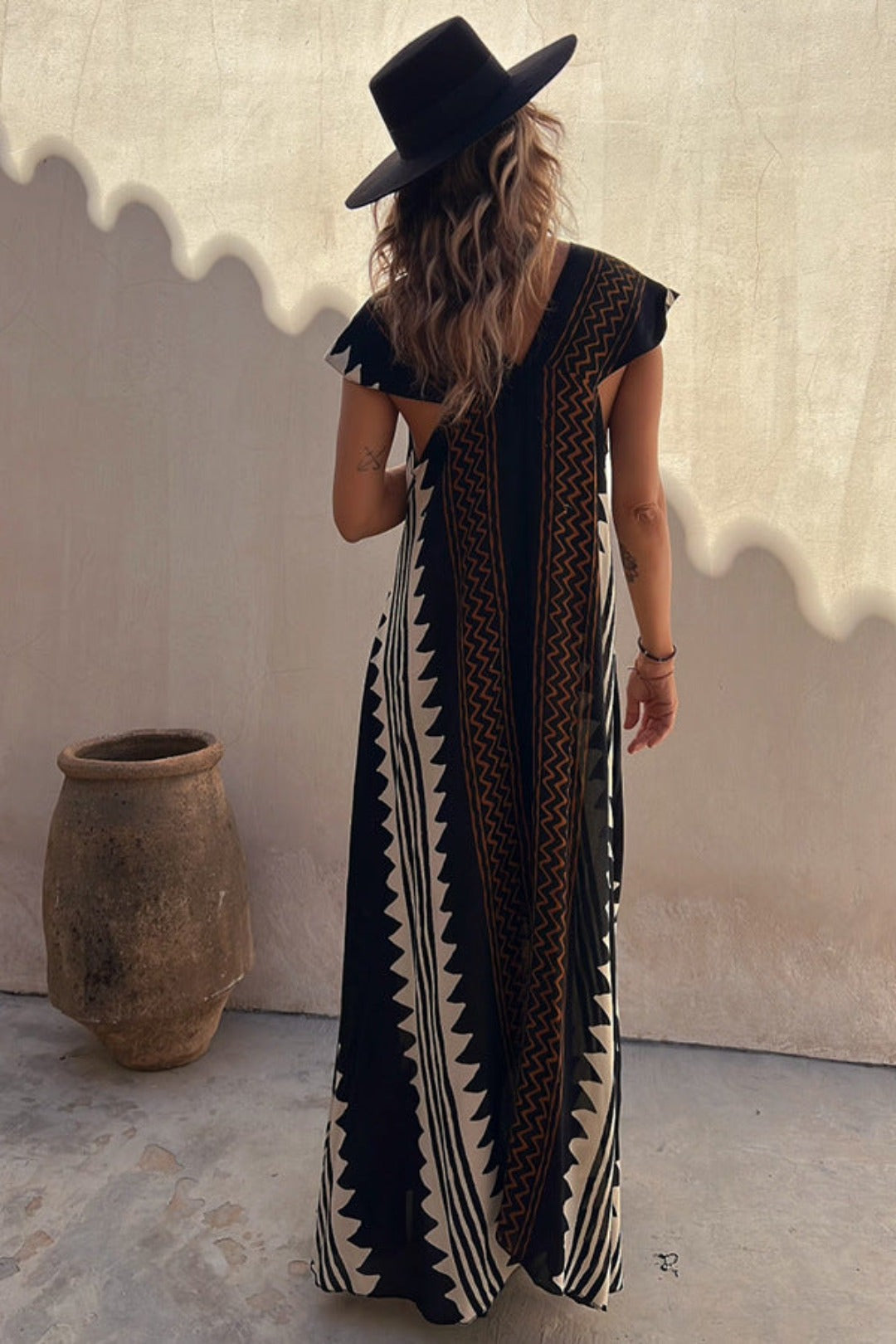 Aztec Dress – Boho Chic Maxi Dress for Women