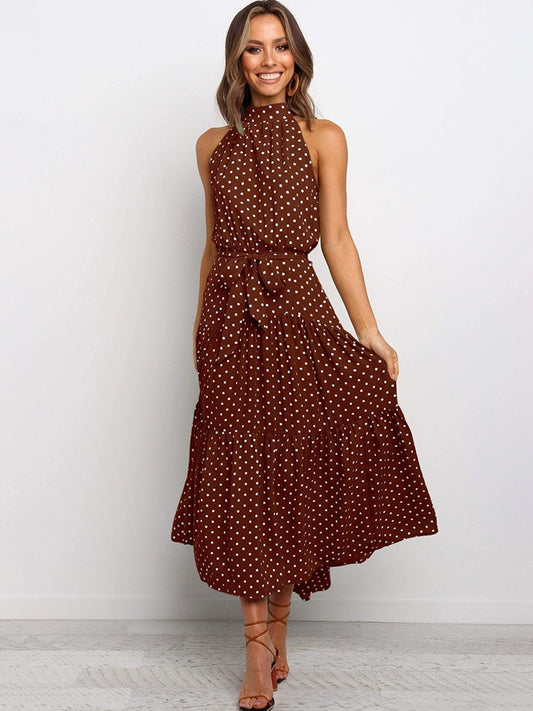 Summer Dress – Polka Dot Print Casual Dress for Women