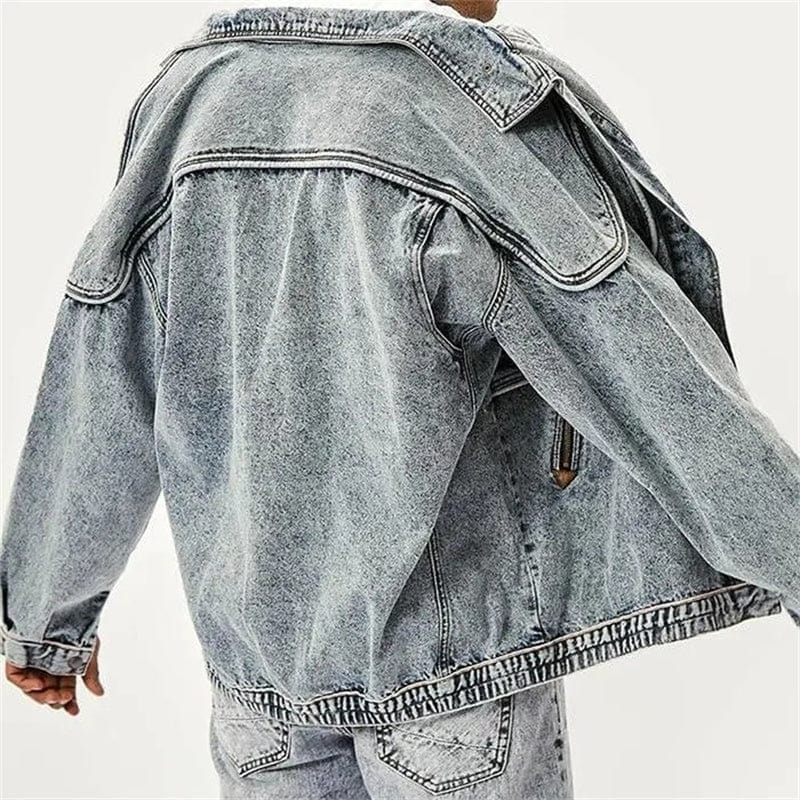 Denim Jacket for Men – Stylish Casual Outerwear with Classic Fit