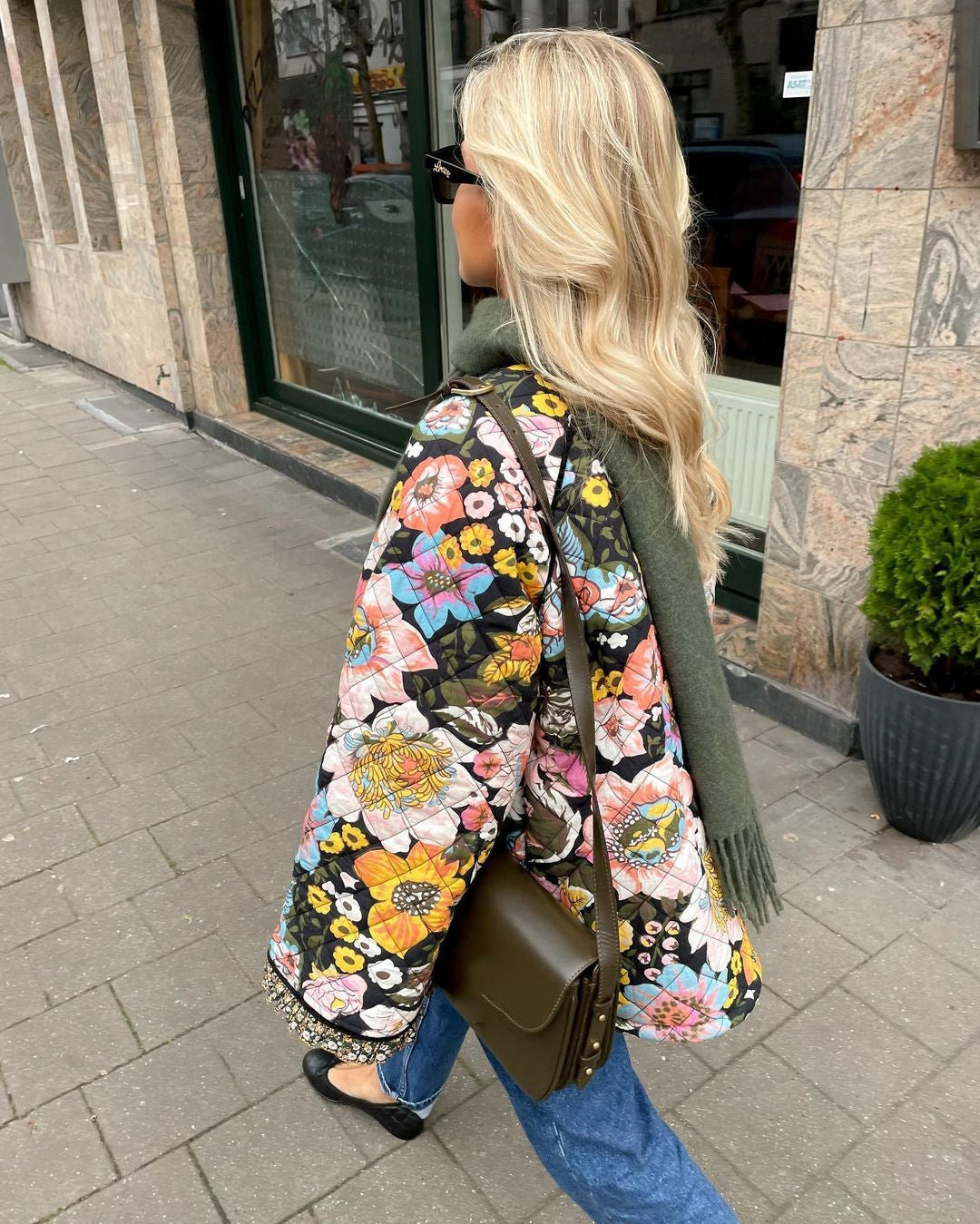 Floral Print Jacket – Women's Lightweight Fashion Outerwear