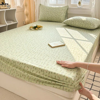 Breathable Cotton Fitted Sheet – Soft, Comfortable Bedding for Better Sleep
