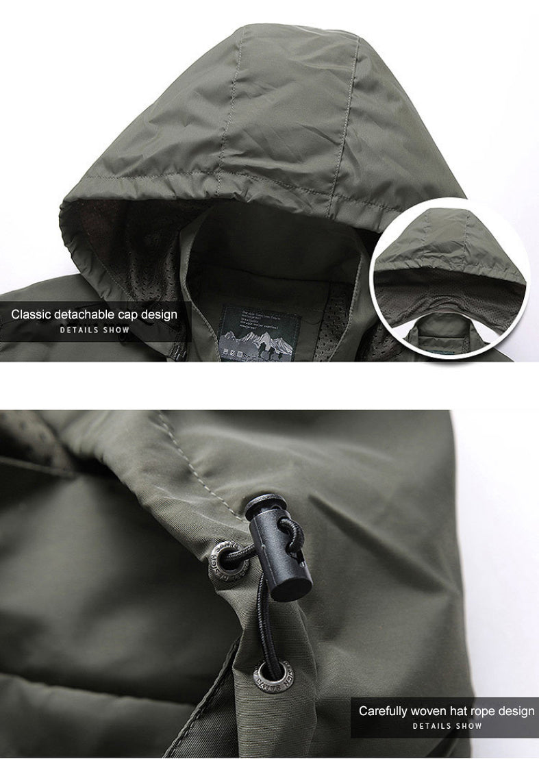 Softshell Jacket Men – Windproof Waterproof Lightweight Outdoor Wear