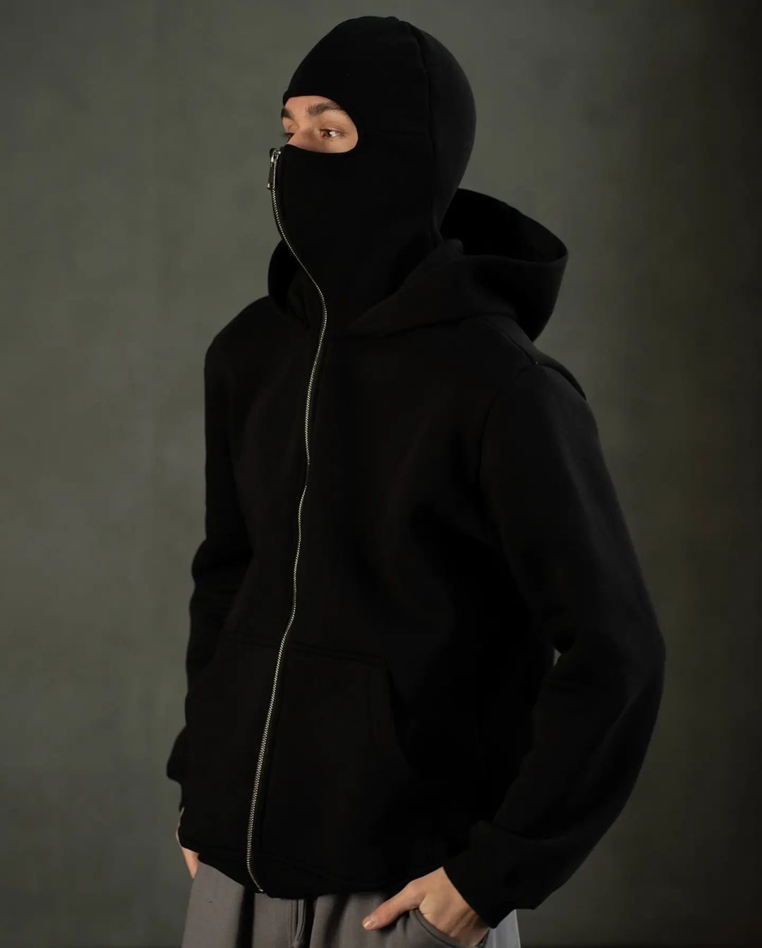 Balaclava Hoodie – Warm, Versatile Winter Hooded Sweatshirt