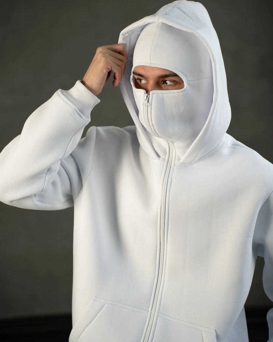 Balaclava Hoodie – Warm, Versatile Winter Hooded Sweatshirt