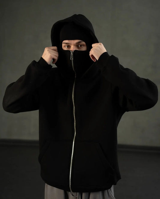 Balaclava Hoodie – Warm, Versatile Winter Hooded Sweatshirt