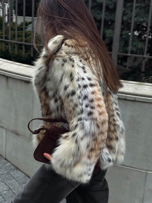 Leopard Print Jacket Women – Stylish Winter Outerwear for Fashion