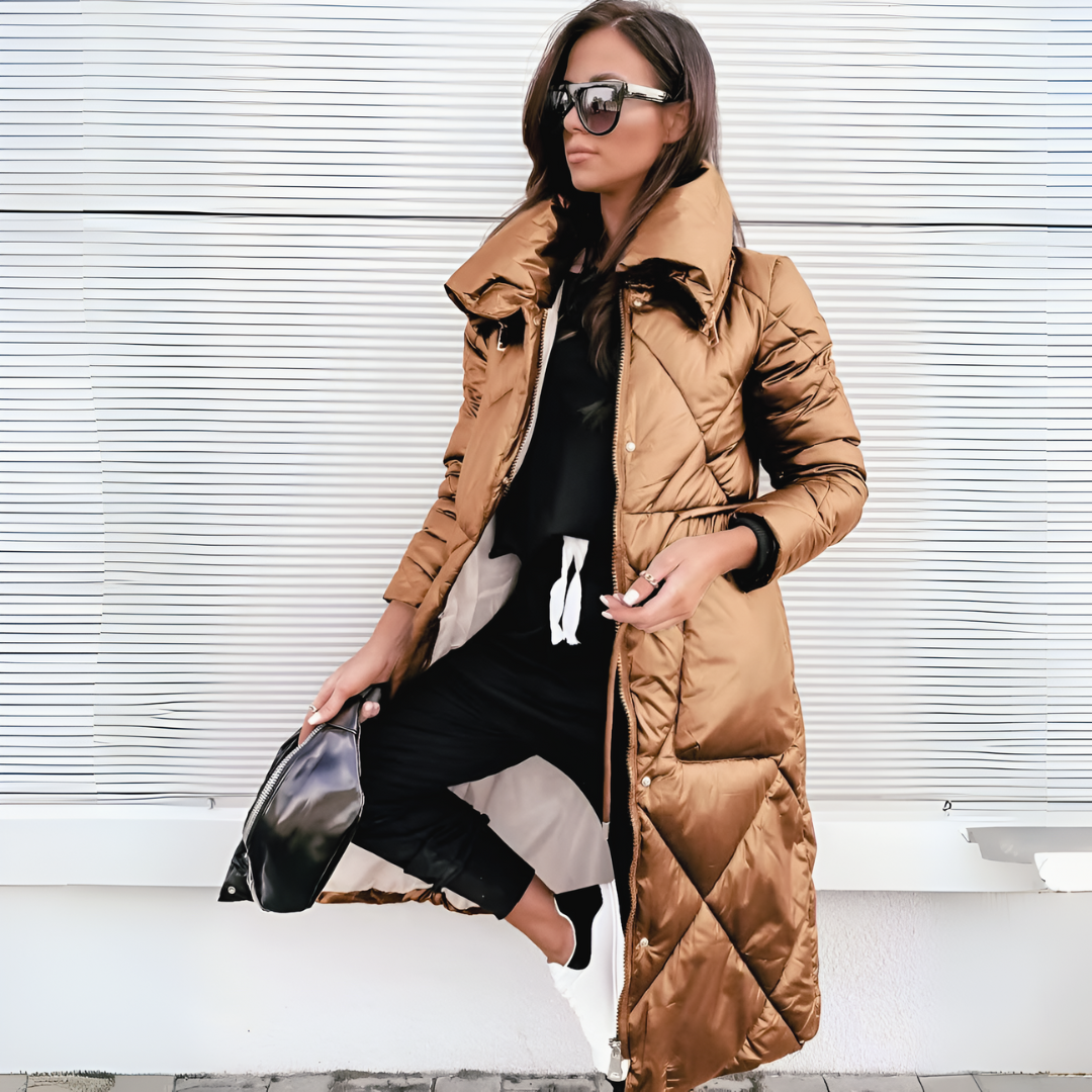 Long Parka Coat Women – Stylish Lined Winter Jacket