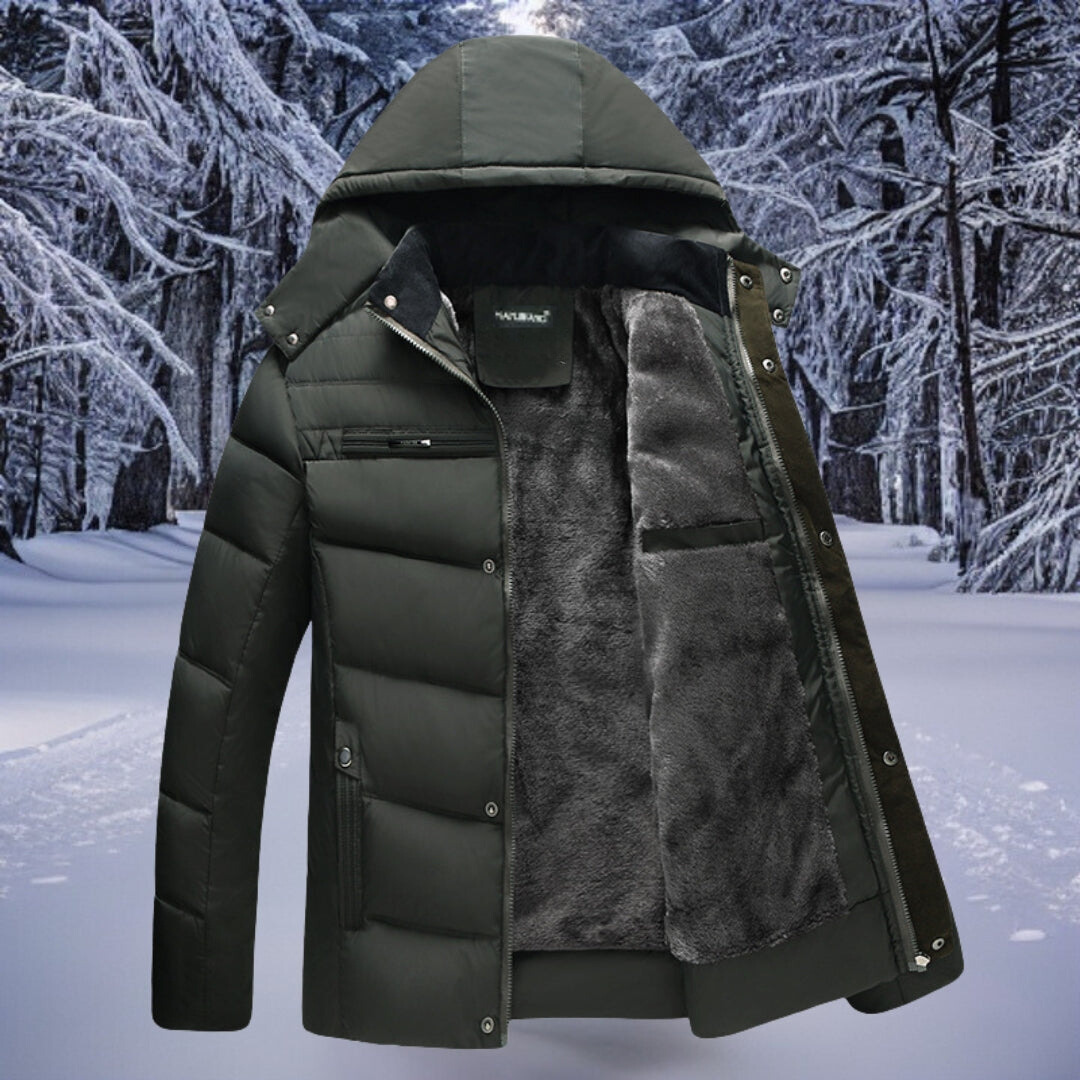 Warm Winter Jacket Men – Outdoor Insulated Coat for Cold Weather