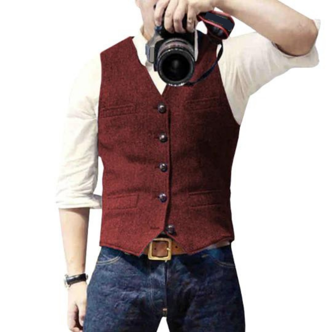 Men's Waistcoat – Elegant Tailored Vest for Formal Occasions