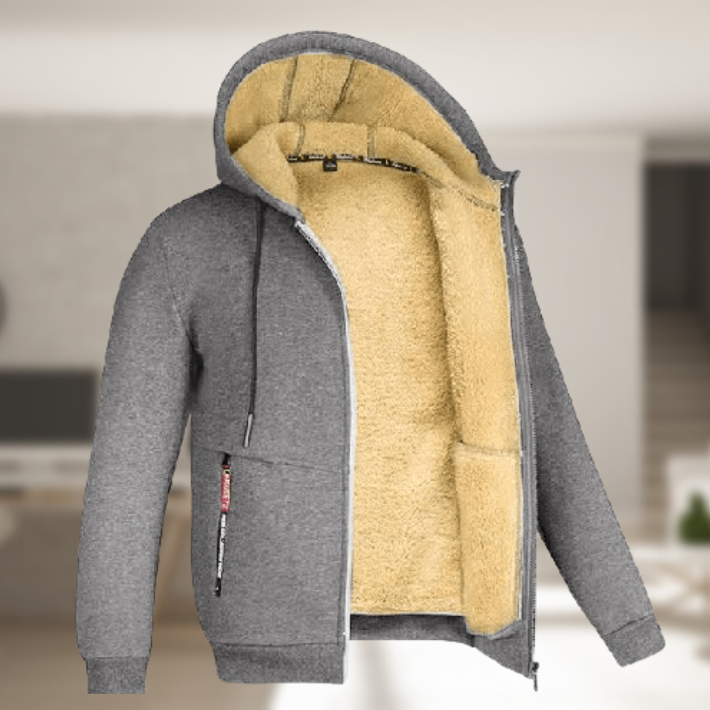 Men's Stylish Jacket – Soft Fleece Lined Casual Outerwear