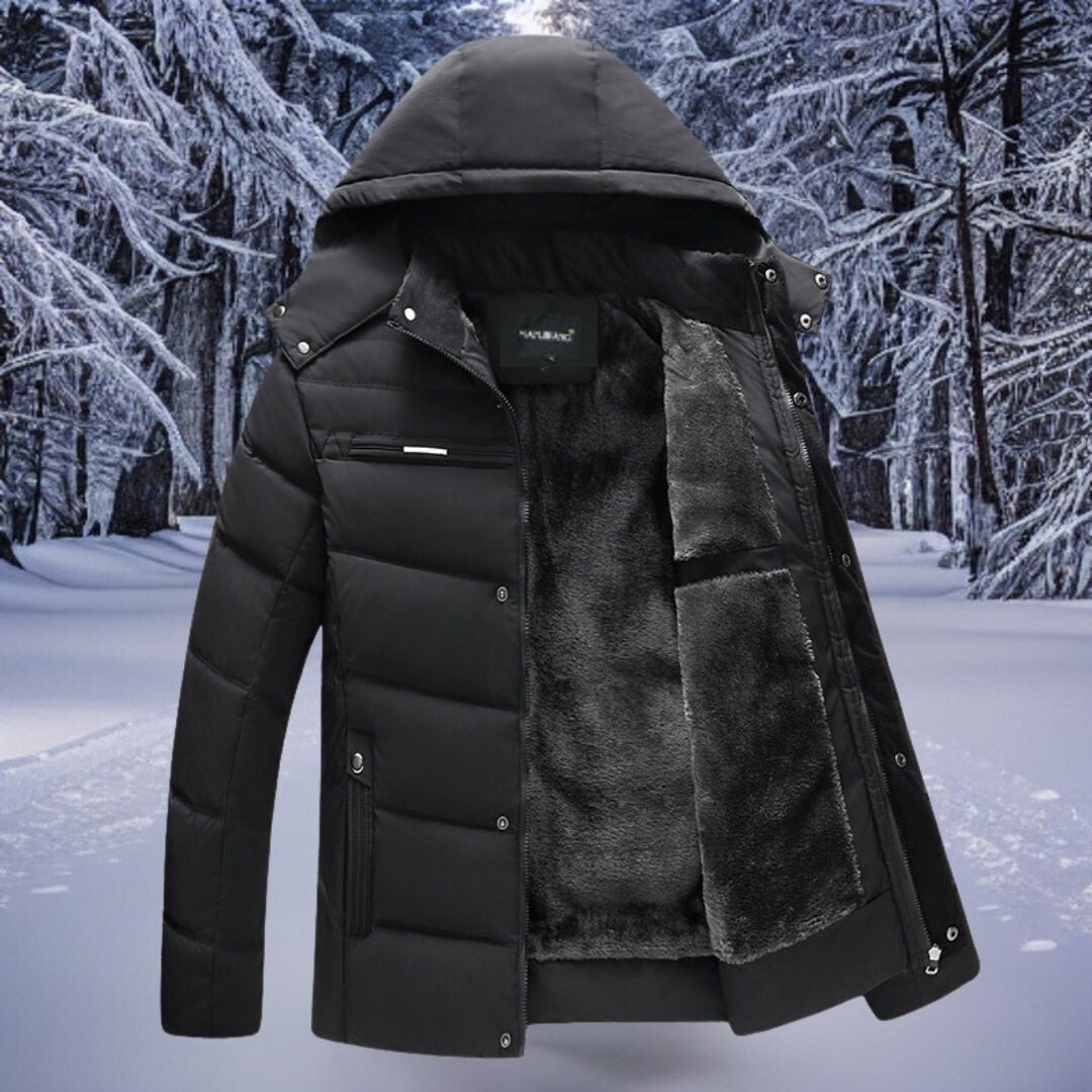 Warm Winter Jacket Men – Outdoor Insulated Coat for Cold Weather