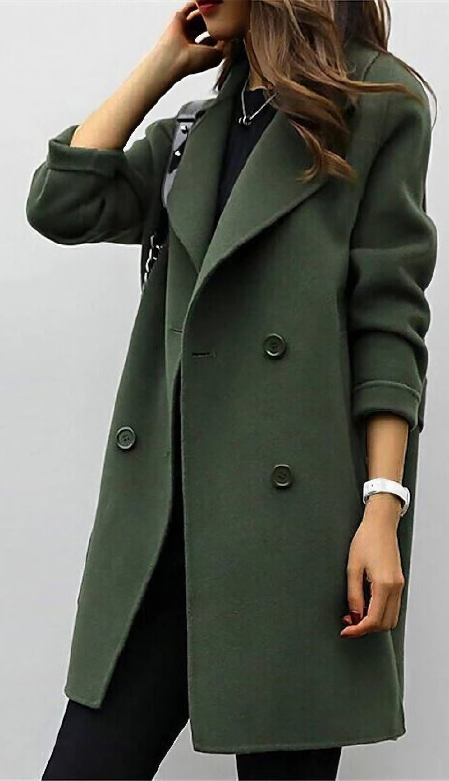 Long Trench Coat Women – Stylish Lightweight Outerwear for Fall