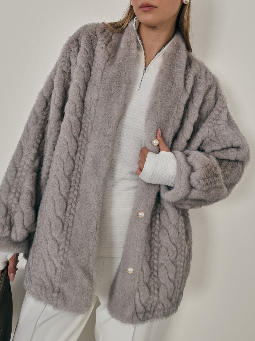 Fur Cardigan Coat Women – Stylish Warm Outerwear for Winter