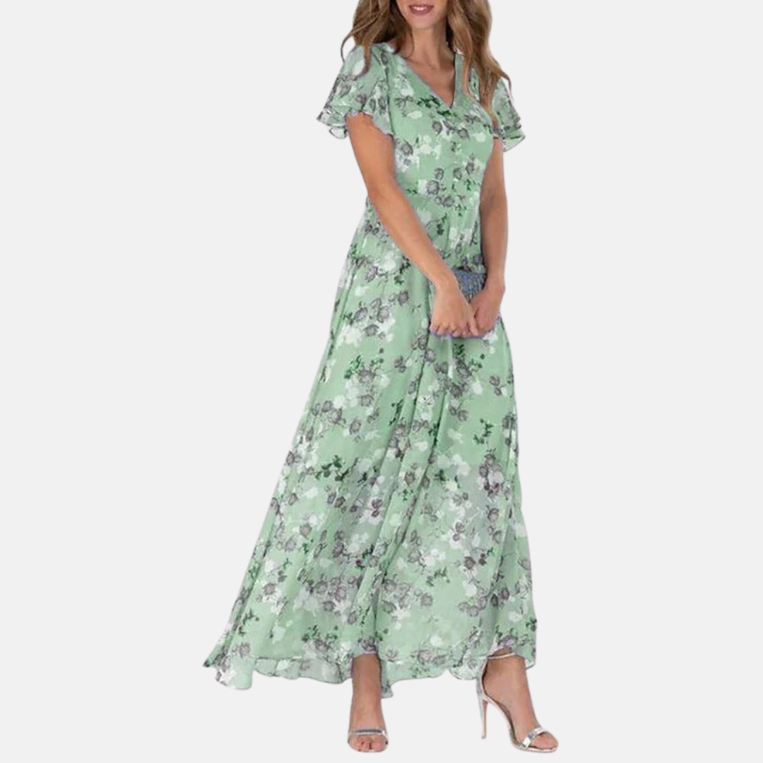 Floral Print Dress – Elegant Women's Dress for Special Occasions