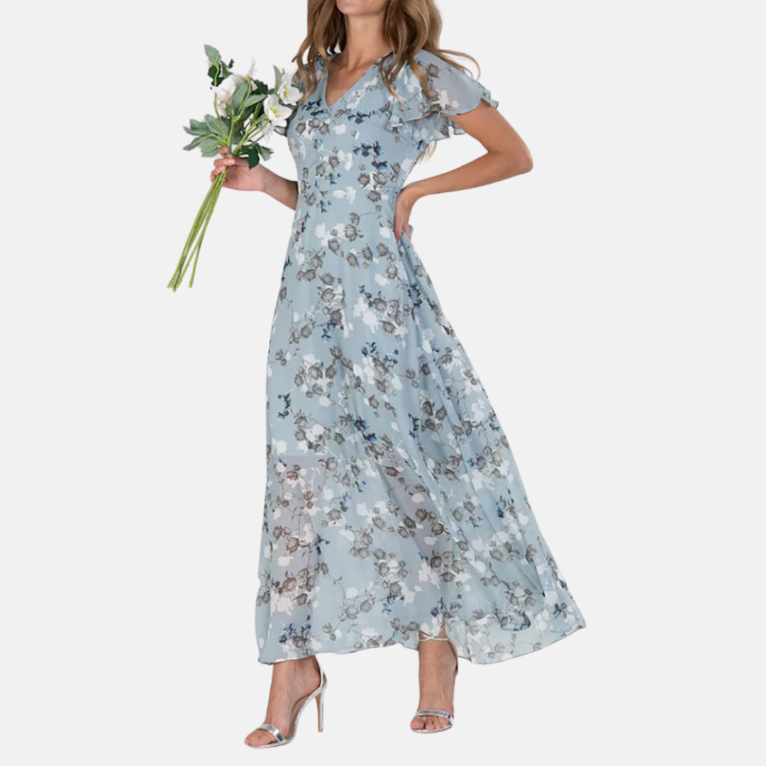 Floral Print Dress – Elegant Women's Dress for Special Occasions