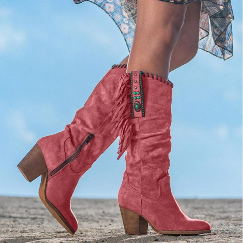 Wild West Boots – Stylish Leather Cowboy Boots for Women