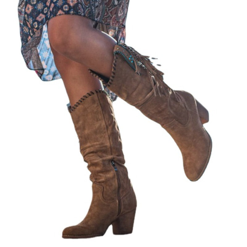 Wild West Boots – Stylish Leather Cowboy Boots for Women