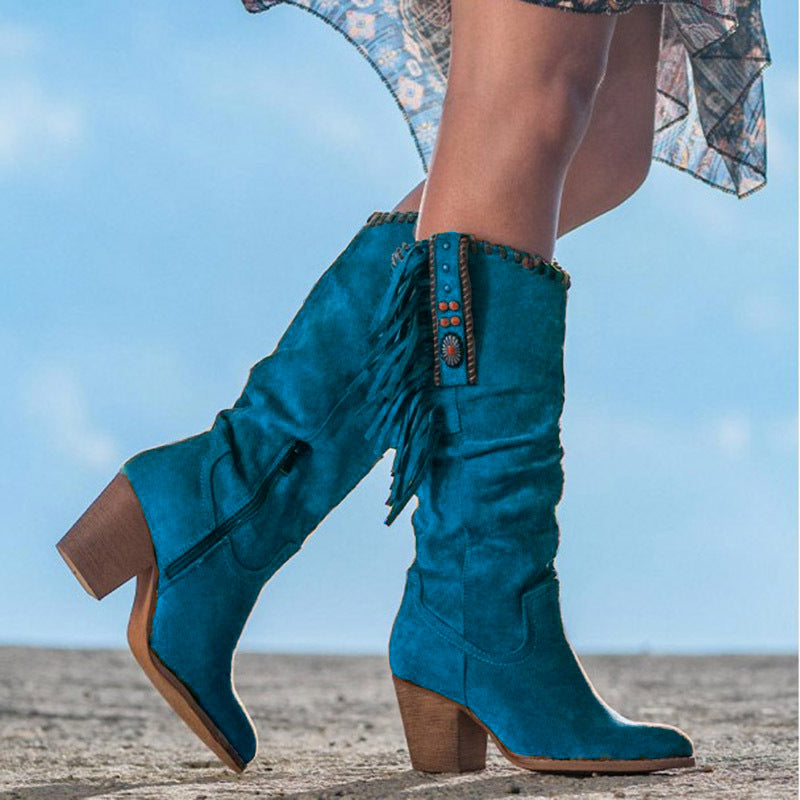 Wild West Boots – Stylish Leather Cowboy Boots for Women