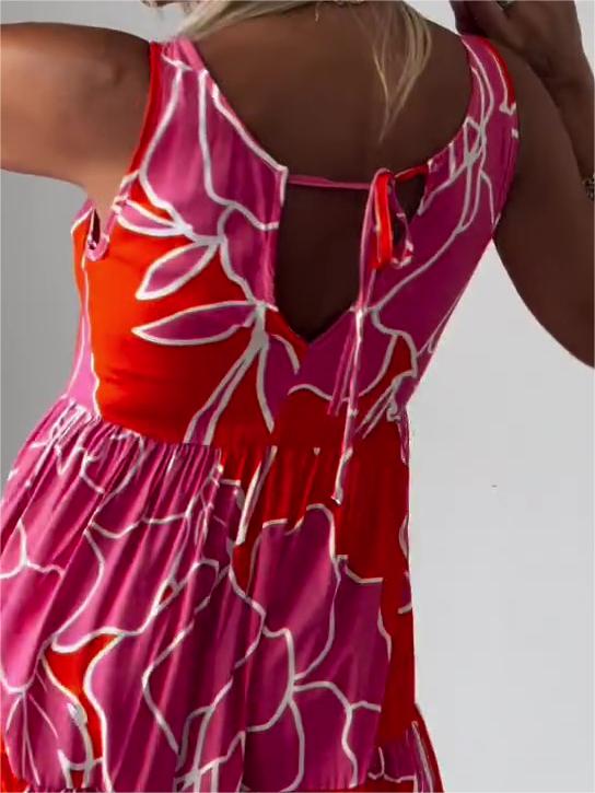 Floral Print Dress – Stylish Women's Summer Dress with Elegant Design