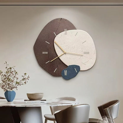 Wooden Wall Clock with USB Lamp – Aesthetic Home Decor for Office Spaces
