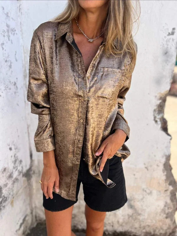 Suede Shirt Women – Elegant Soft Fabric Top for Chic Style