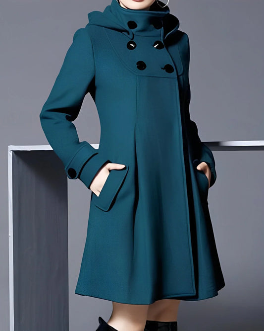 Women's Coat – Stylish Warm Winter Outerwear with Pockets