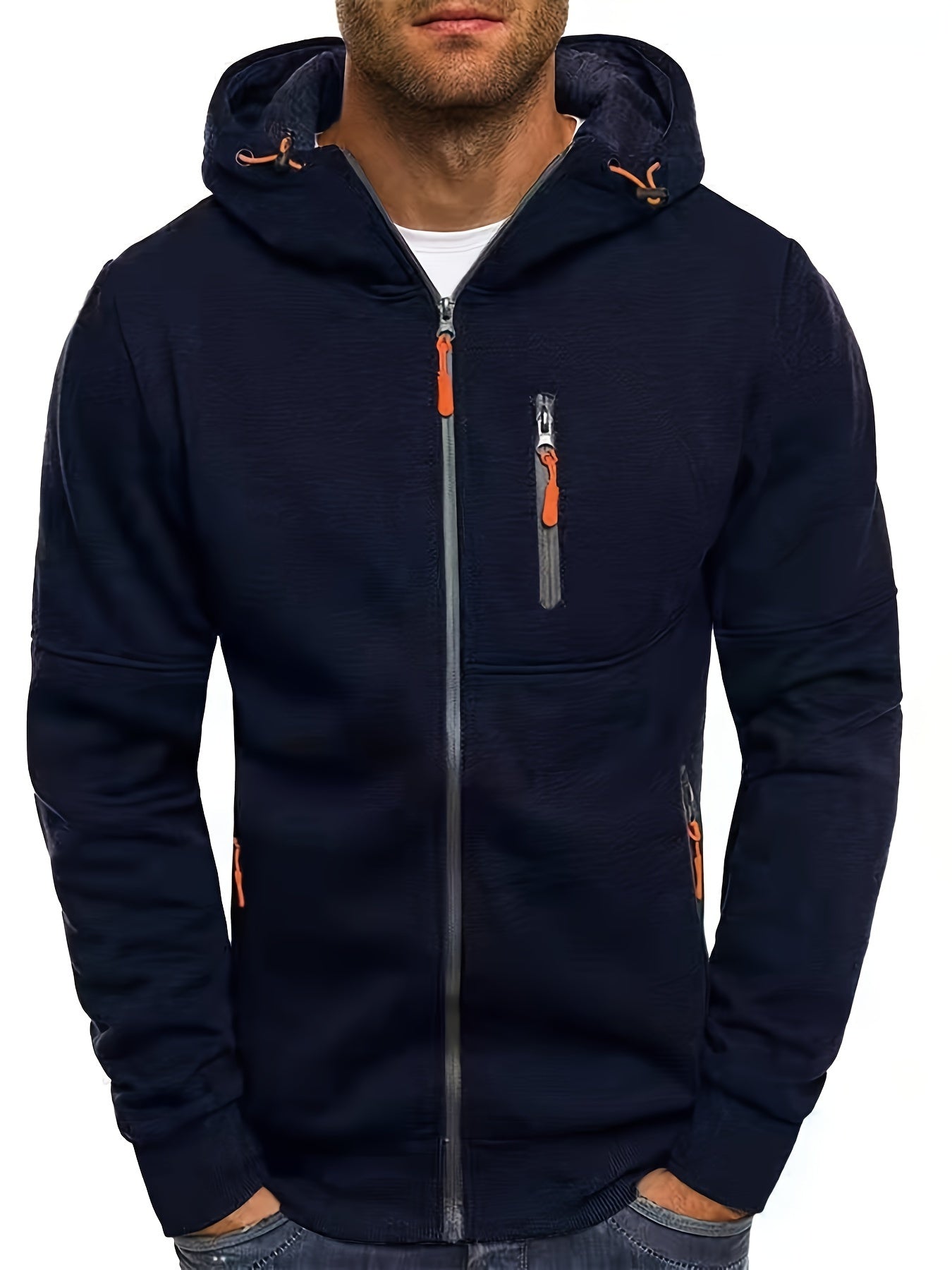 Fleece Hoodie for Men – Warm Hooded Sweatshirt for Casual Wear