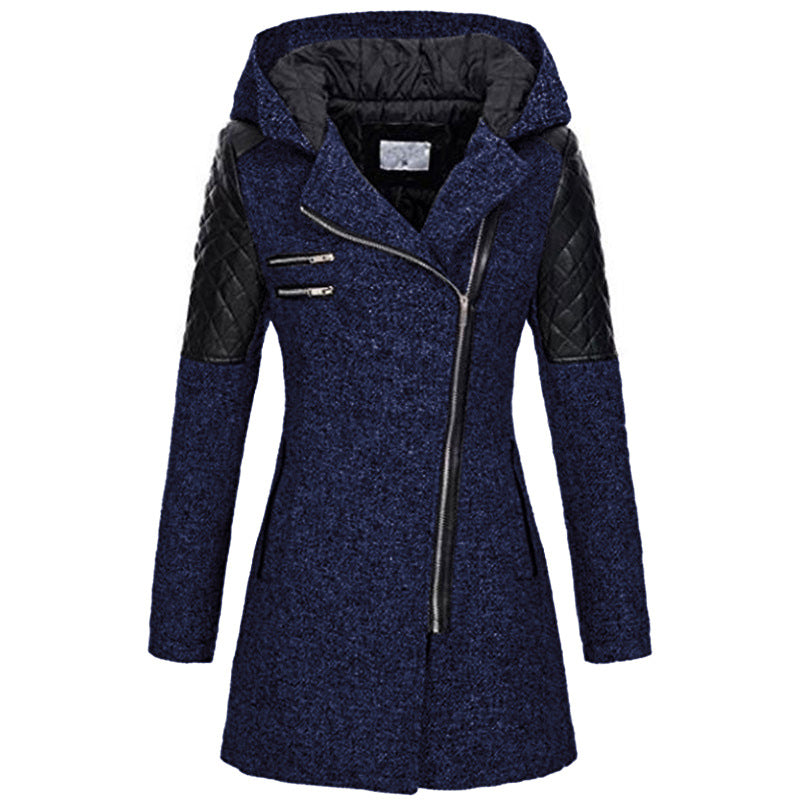 Winter Jacket Women – Stylish Warm Coat with Hood and Pockets