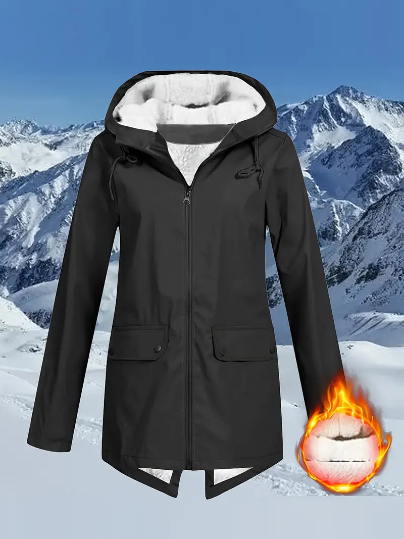 Windproof Women's Jacket – Lightweight Waterproof Outdoor Coat