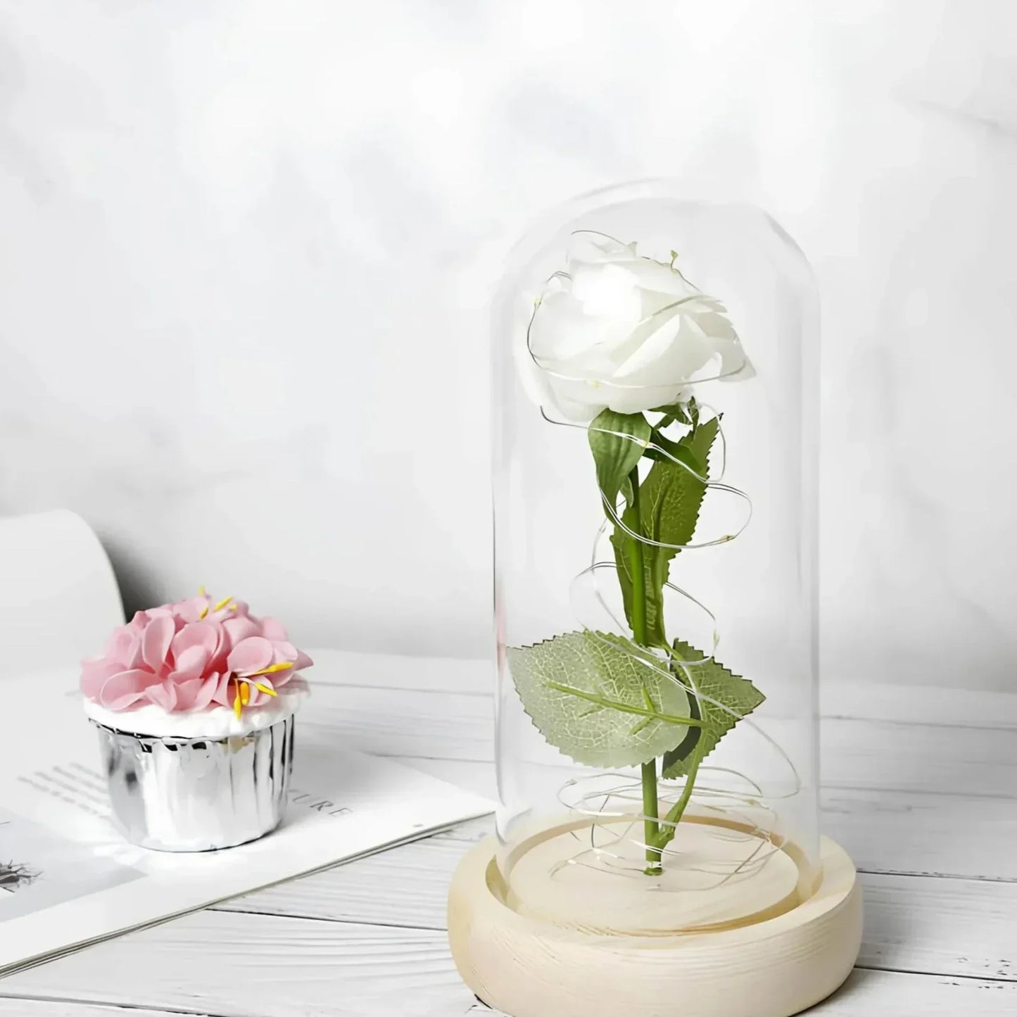 LED Table Lamp – Stylish Ambient Lighting for Home Decor and Romance