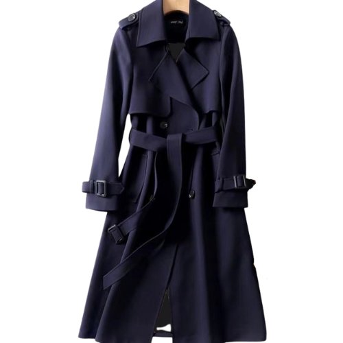 Double Button Placket Coat – Stylish Women's Outerwear for All Occasions