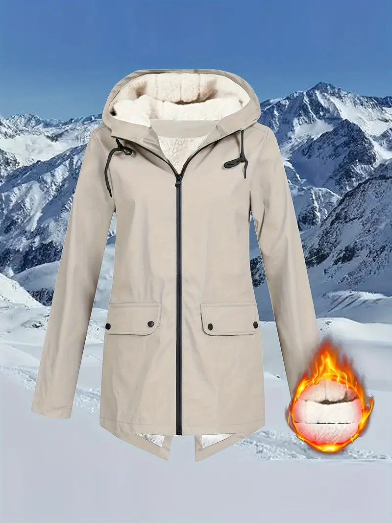 Windproof Women's Jacket – Lightweight Waterproof Outdoor Coat