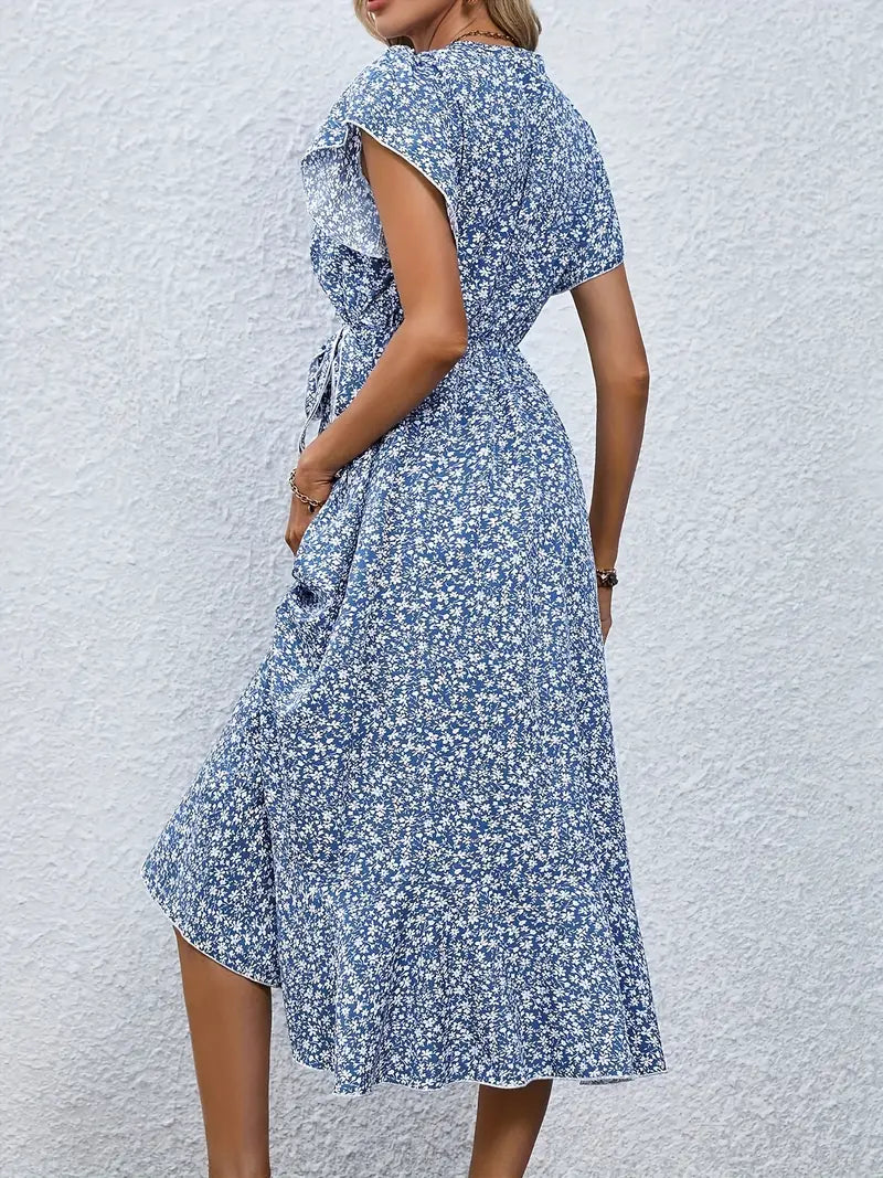 Summer Dress Women – Lightweight Floral Maxi Dress for Beach