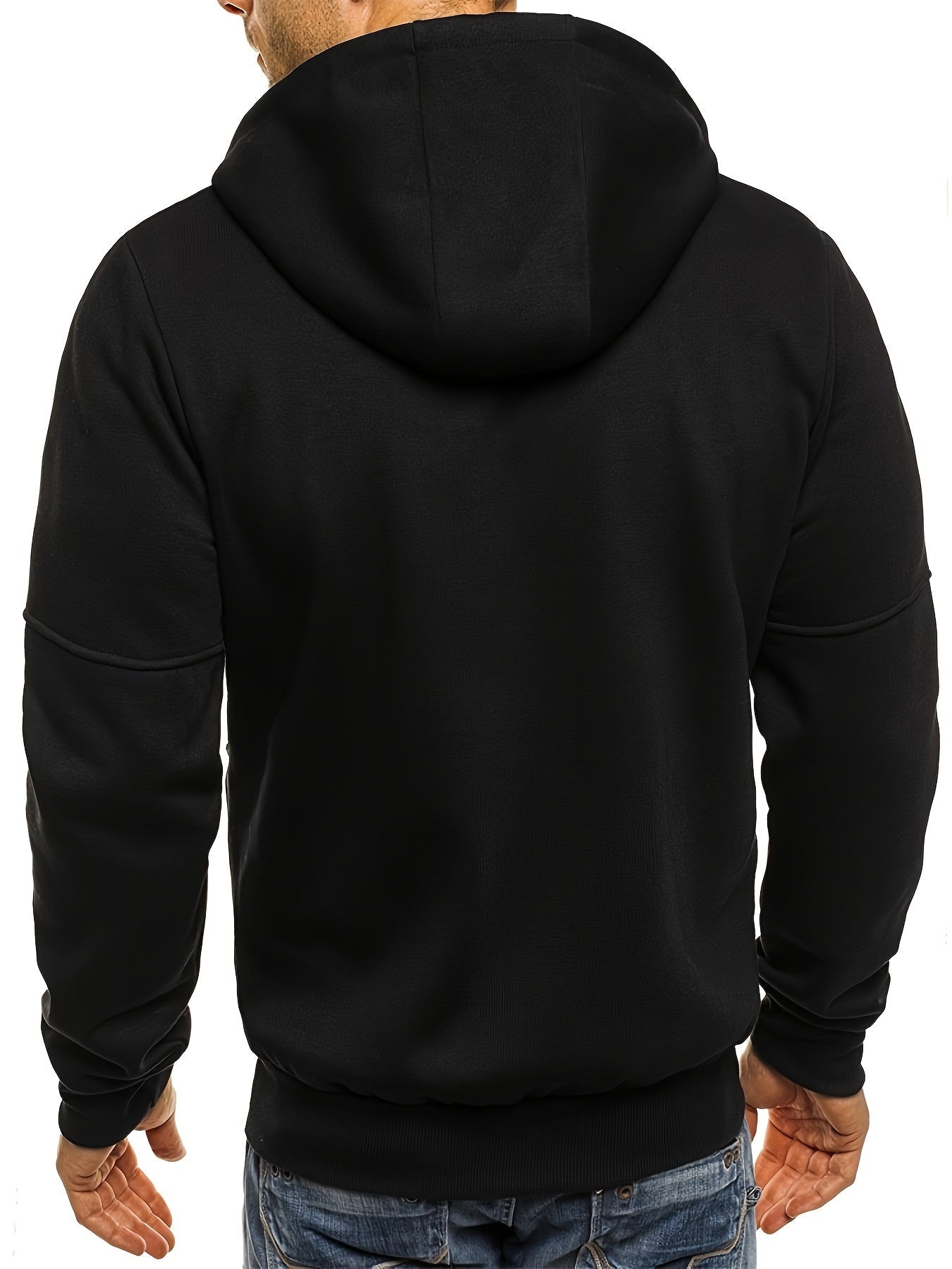 Fleece Hoodie for Men – Warm Hooded Sweatshirt for Casual Wear