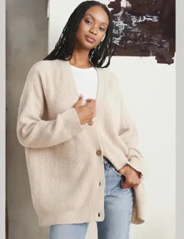 V-Neck Cardigan Women – Stylish Knit Sweater for Casual Wear