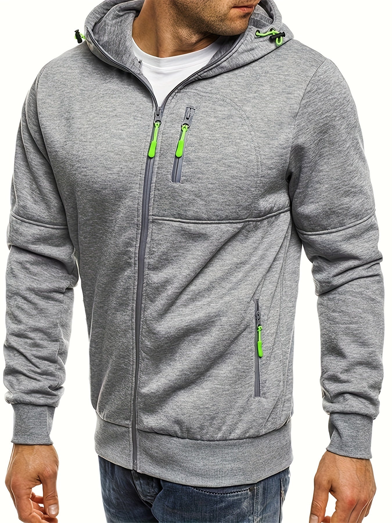 Fleece Hoodie for Men – Warm Hooded Sweatshirt for Casual Wear